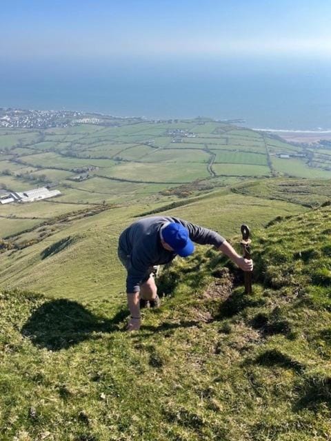 People, Natural landscape, Hiking, Mountain view