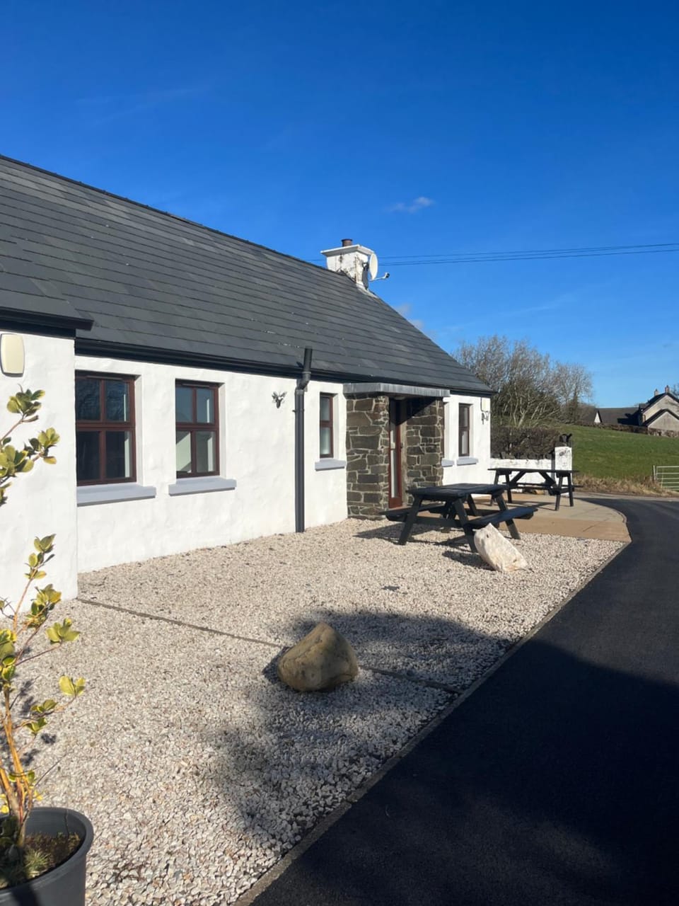 Property building, Patio, Day