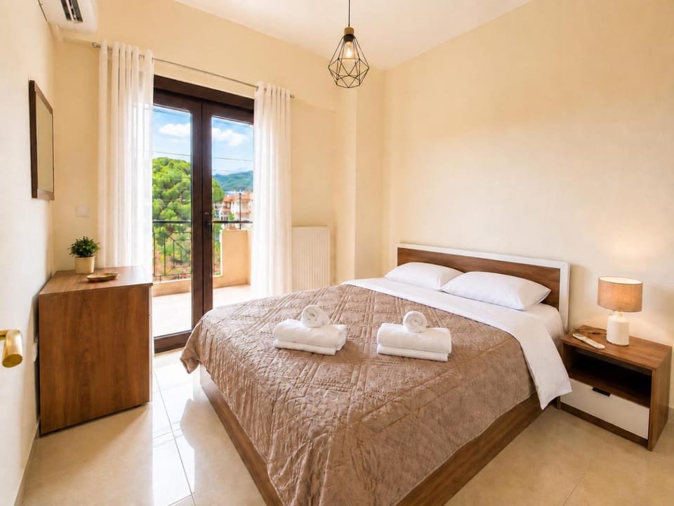 Bedroom, air conditioner