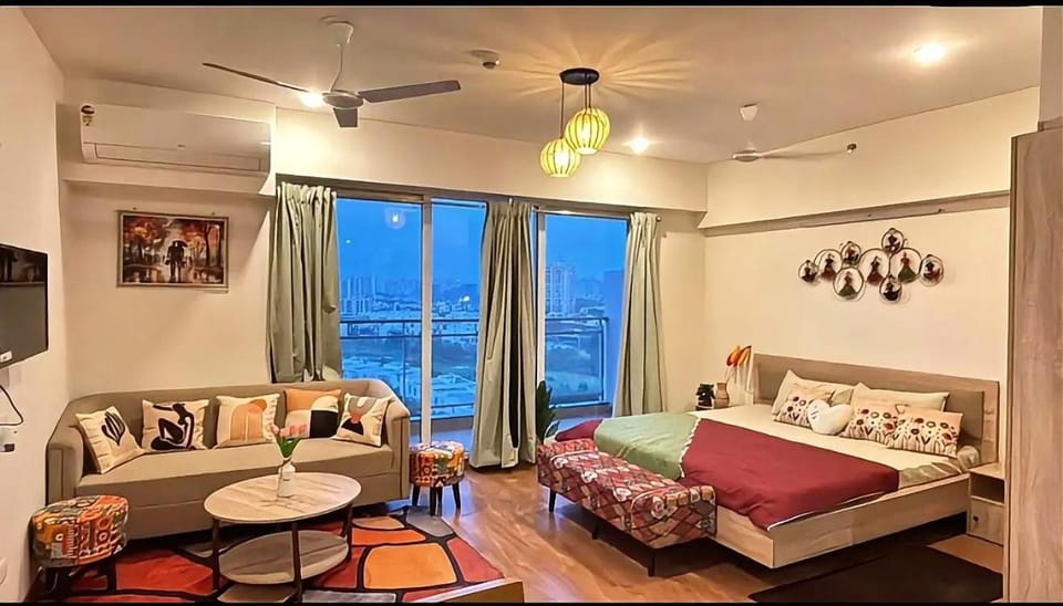 Bed, Living room