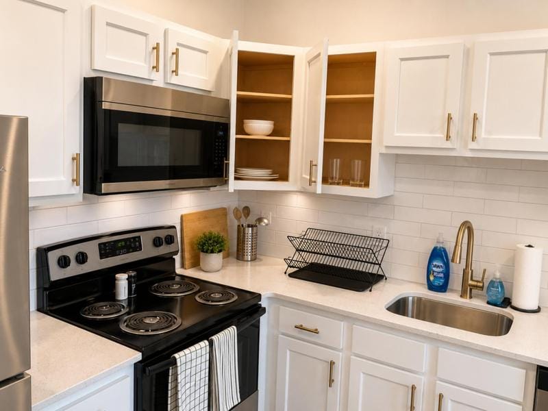 Kitchen or kitchenette, kitchen