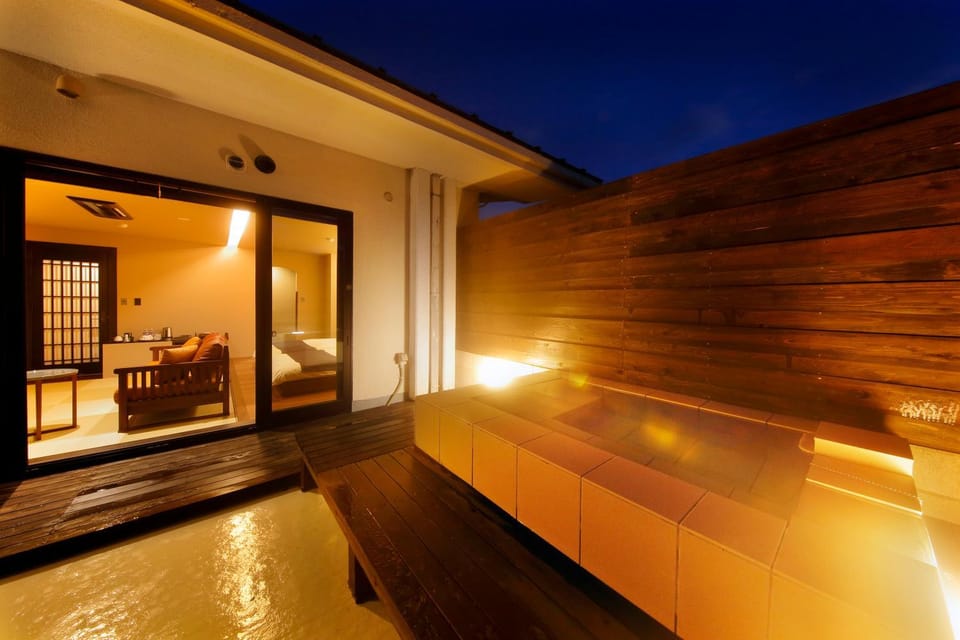 Hot Spring Bath, Bathroom, Photo of the whole room, Open Air Bath