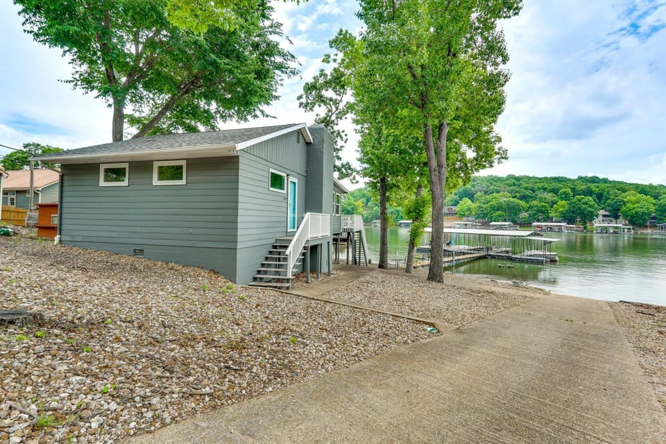 Private Boat Ramp + Dock: Ozarks Lake Escape! House in Sunrise Beach
