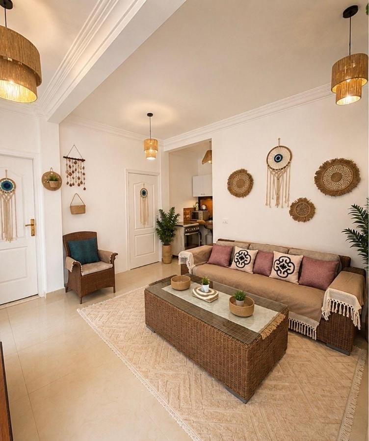 Cozy 2BR Boho Escape in Sunterra Apartment in Sharm El-Sheikh