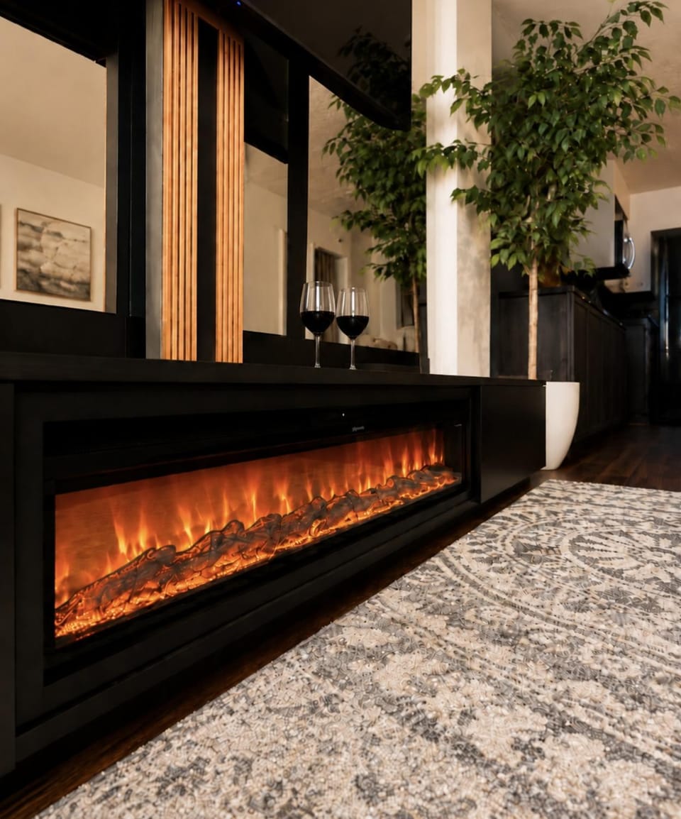 Evening entertainment, fireplace, fireplace