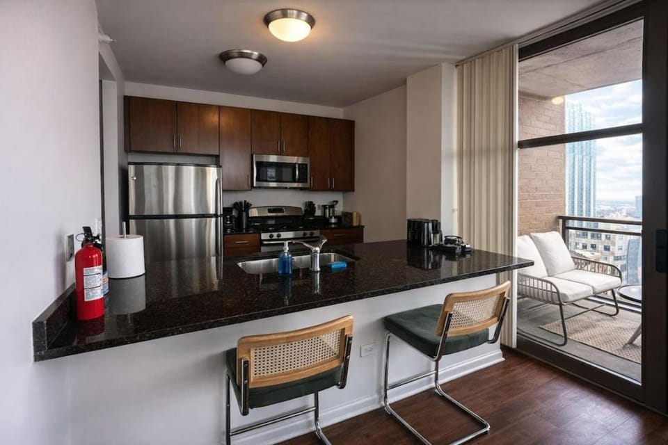 Modern Chicago 2BR Skyline - 5 Min to Grant Park Apartment in South Loop