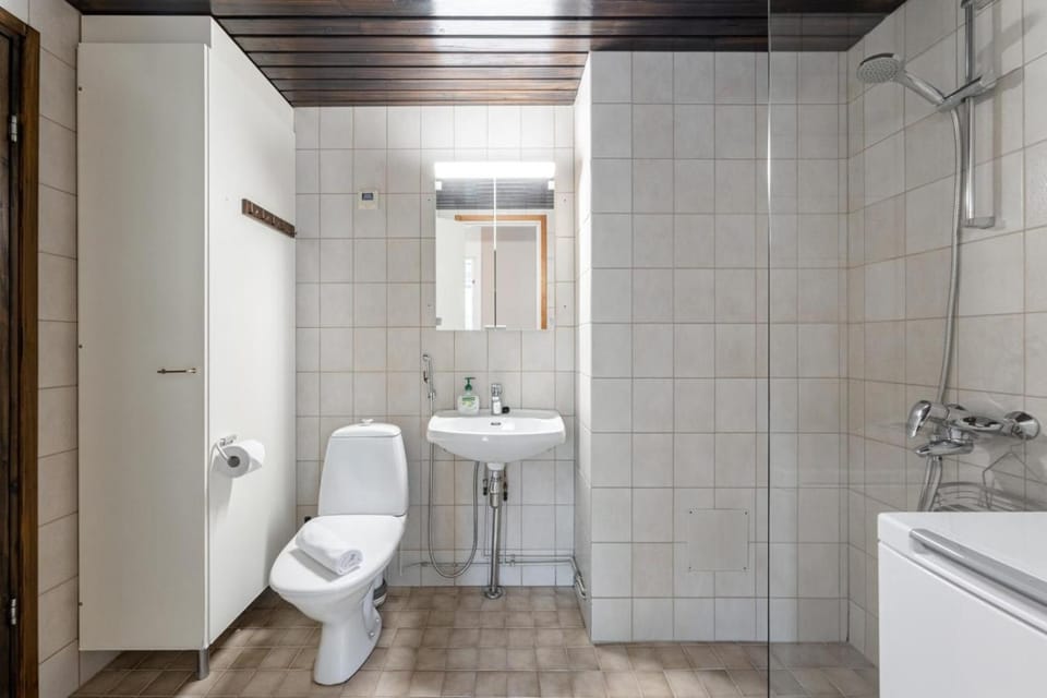 Shower, Toilet, Bathroom, bidet, towels