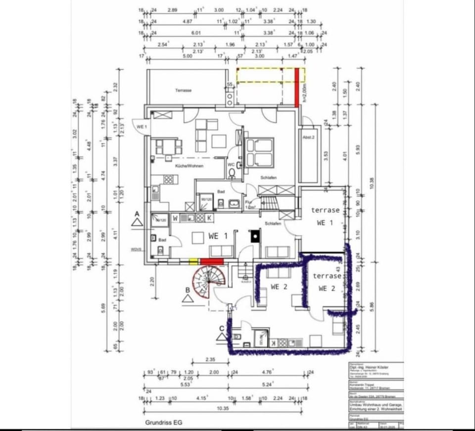1 Zimmer Wohnung 2 Personen Apartment in Bremen