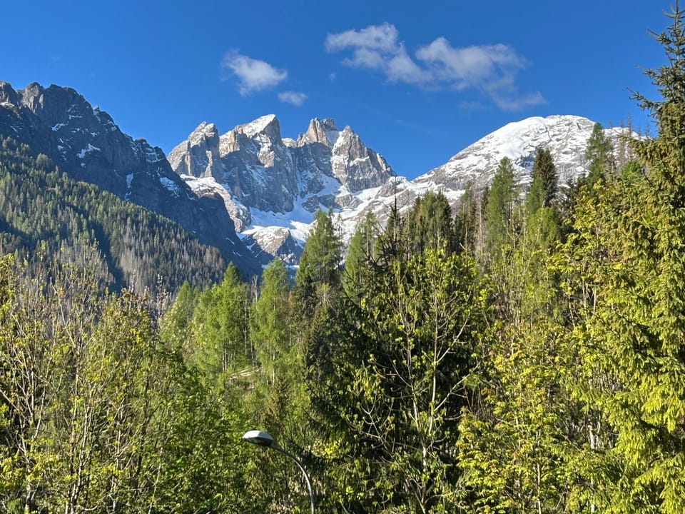 Spring, Natural landscape, Mountain view