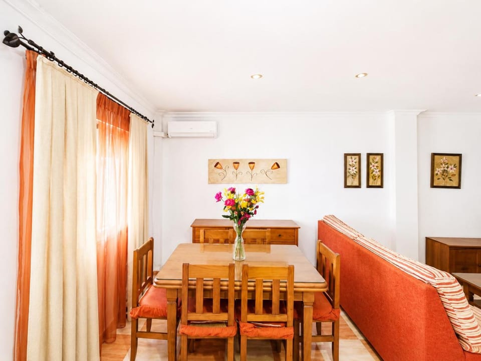 Dining area, air conditioner