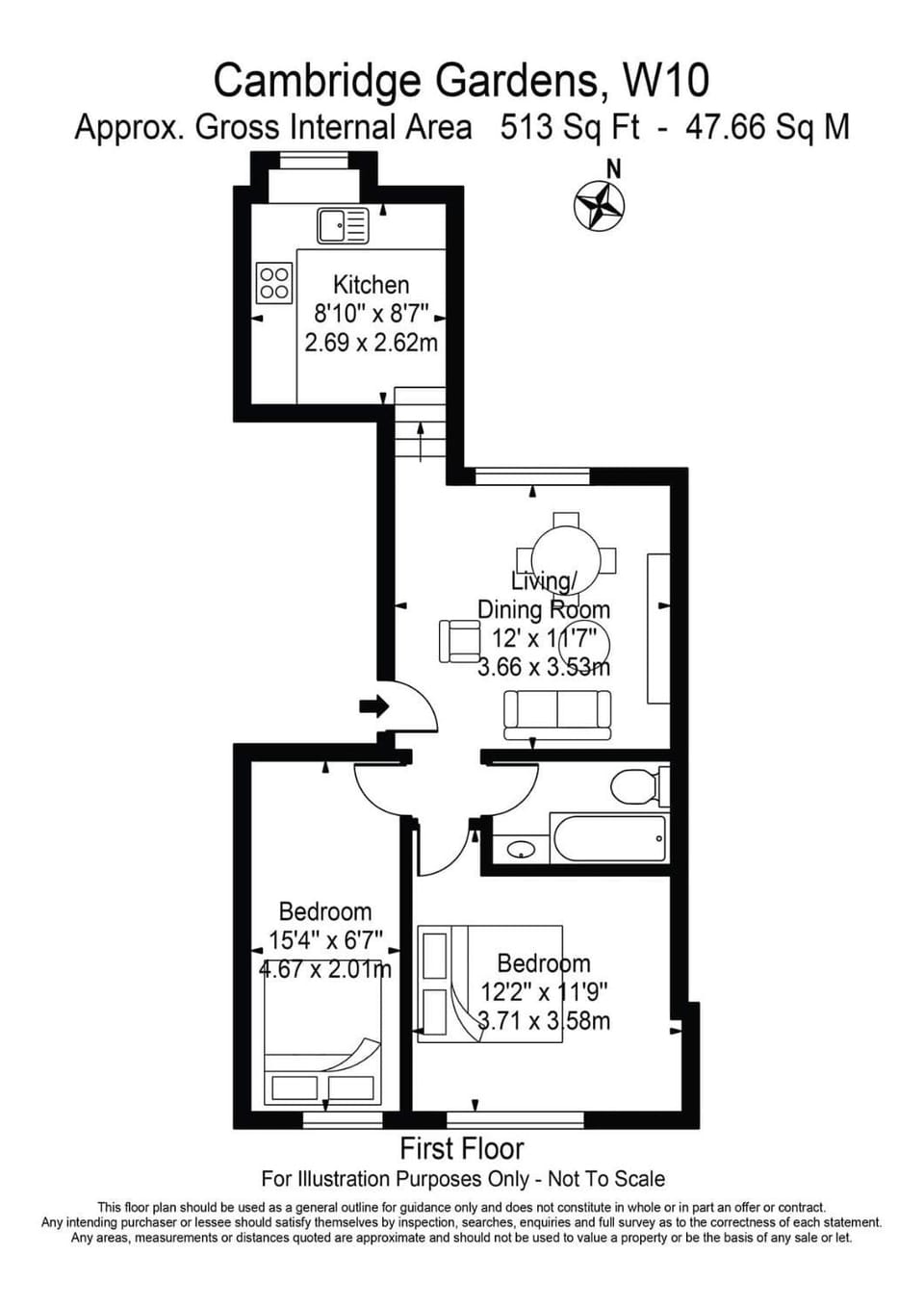 Charming 2BR Flat in Prime Notting Hill Apartment in City of Westminster