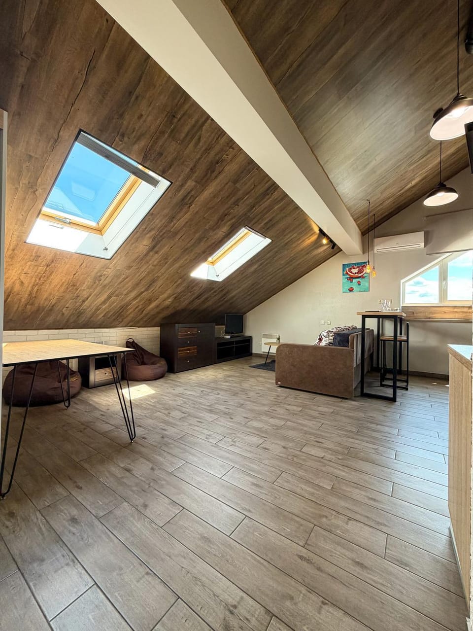 ApartPoltava Panoramic LOFT Дворівнева мансарда з виходом на терасу Apartment in Ukraine