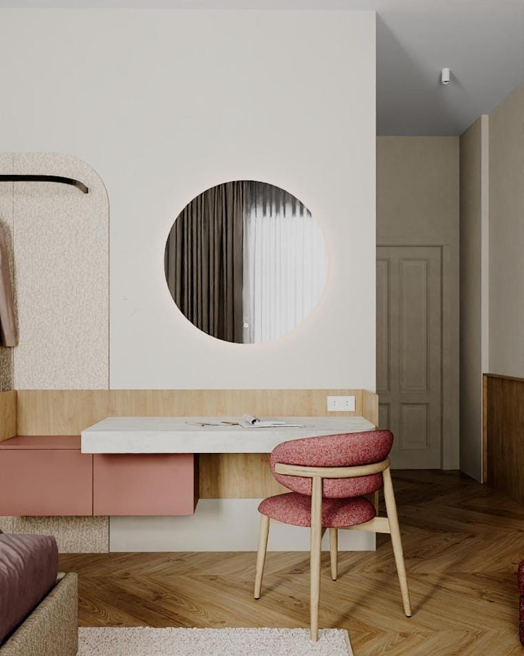 Seating area, Bedroom