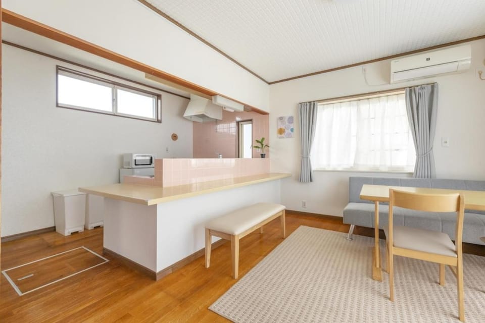 Kitchen or kitchenette, Living room, Dining area