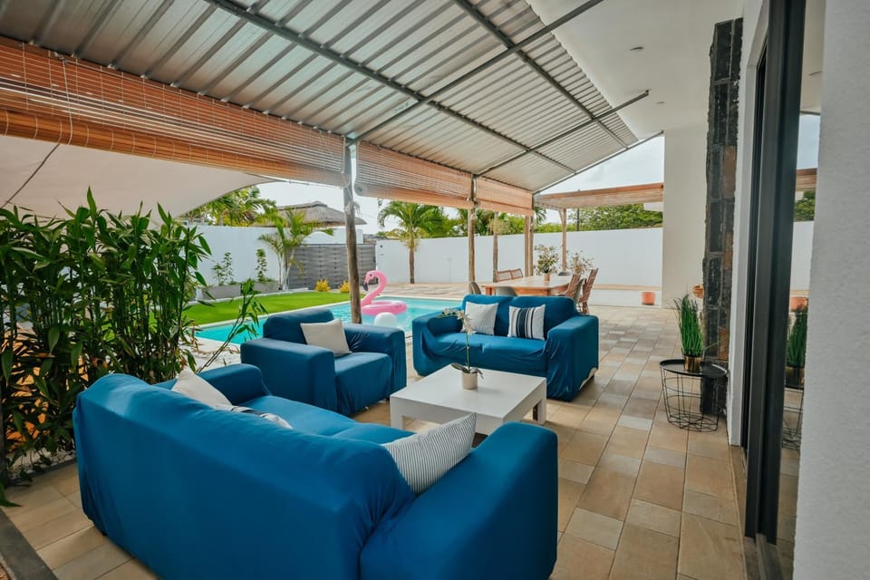 Patio, Pool view