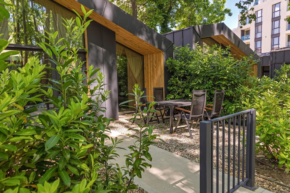 Property building, Patio