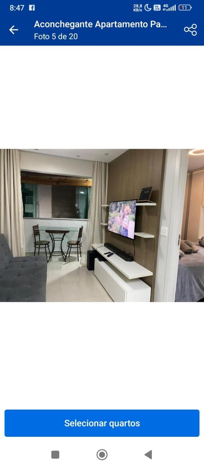 Aconchegante apartamento em Águas Claras Apartment in State of Goiás