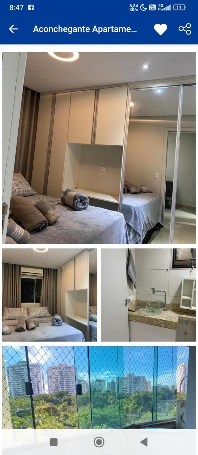 Aconchegante apartamento em Águas Claras Apartment in State of Goiás