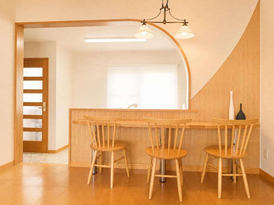 Dining area, air conditioner