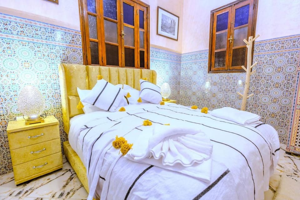 3BR Authentic Moroccan Apt IPTV & Terrace Apartment in Marrakesh