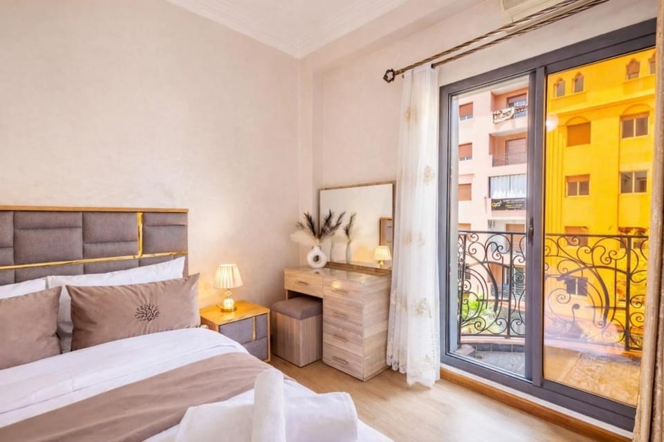 Bed, Balcony/Terrace, Bedroom, flat iron, wardrobe, air conditioner