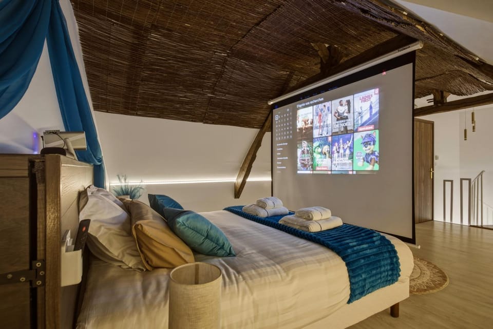 L'Atoll - Balnéo - Sauna - Vidéo Projecteur House in Normandy