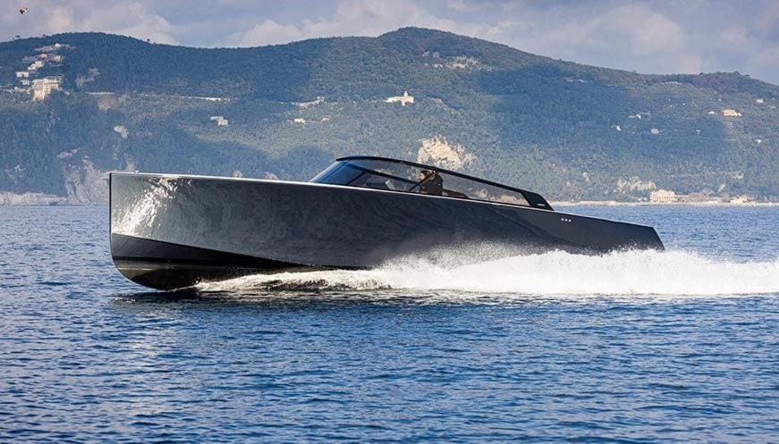 VanDutch 48 Luxury Yacht Docked boat in Quai Louis II