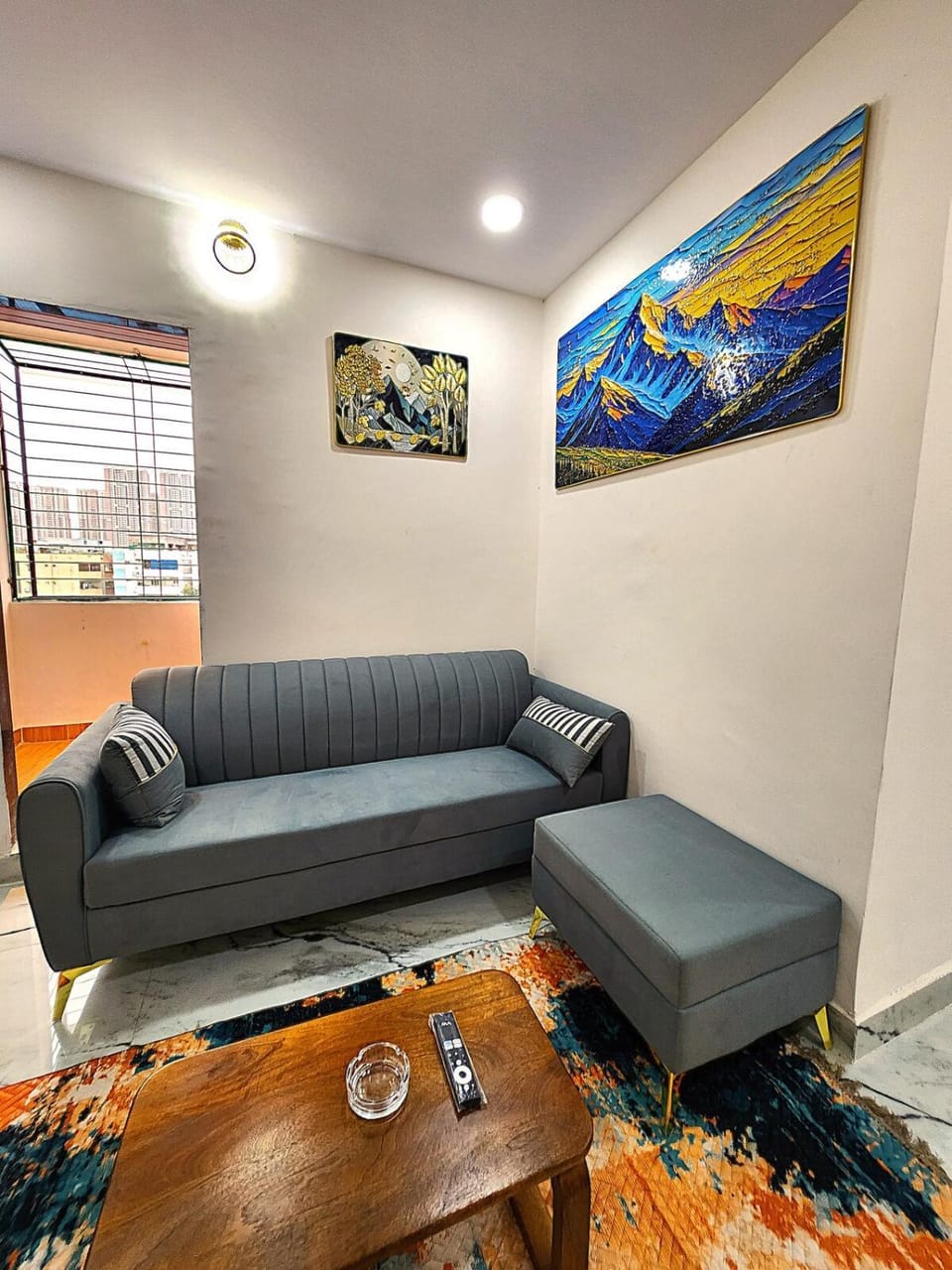 Serene 2BHK with City Skyline View in Miyapur Apartment in Hyderabad