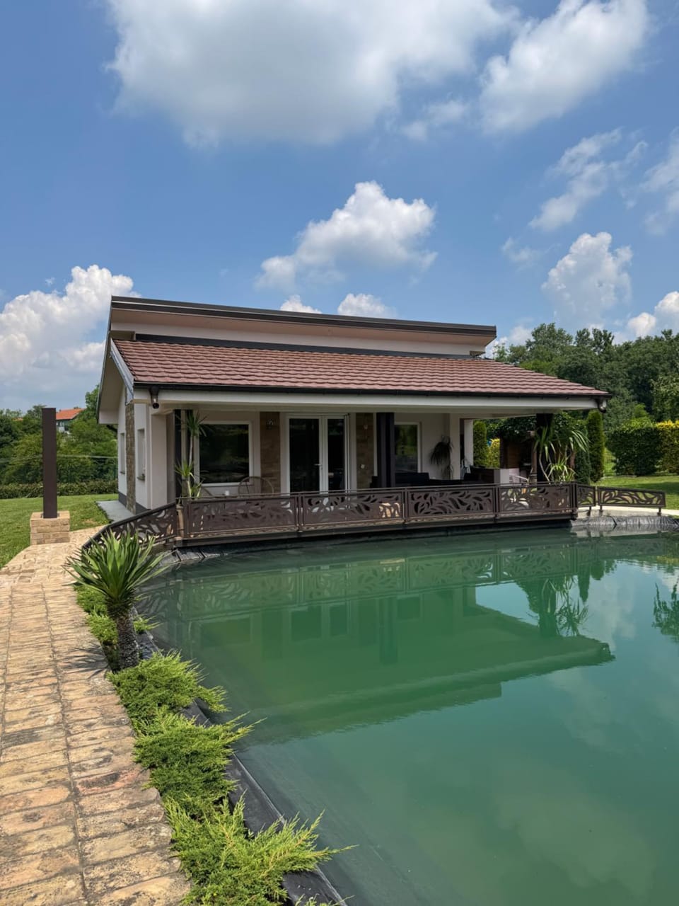 Property building, Lake view, Swimming pool