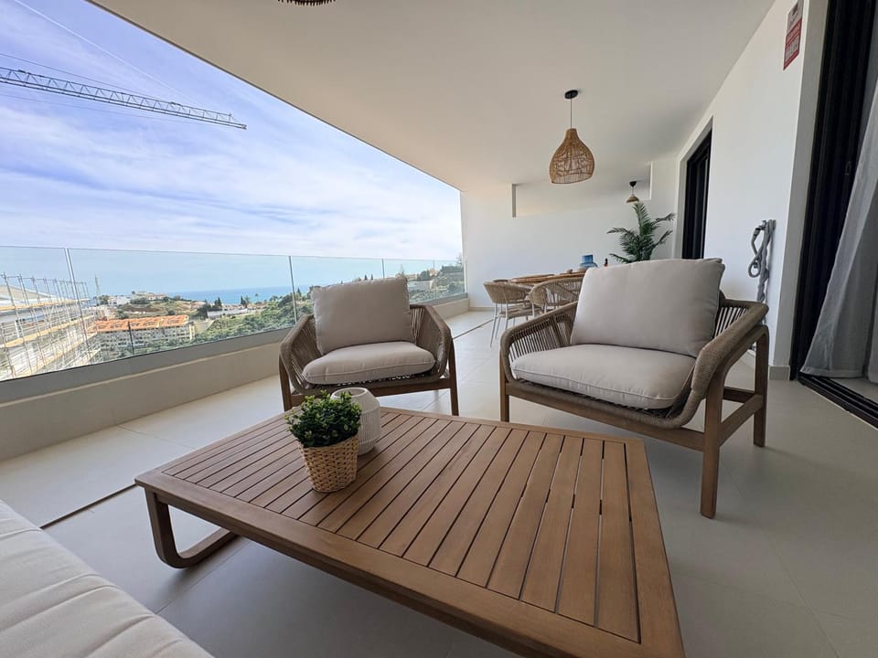 View (from property/room), Balcony/Terrace, Sea view
