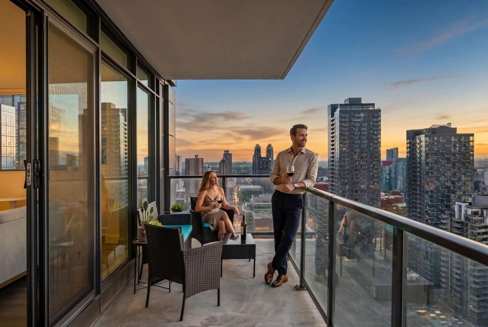 Nuage 2 Bed 2 Bath 2 Balconies Parking Apartment in Calgary