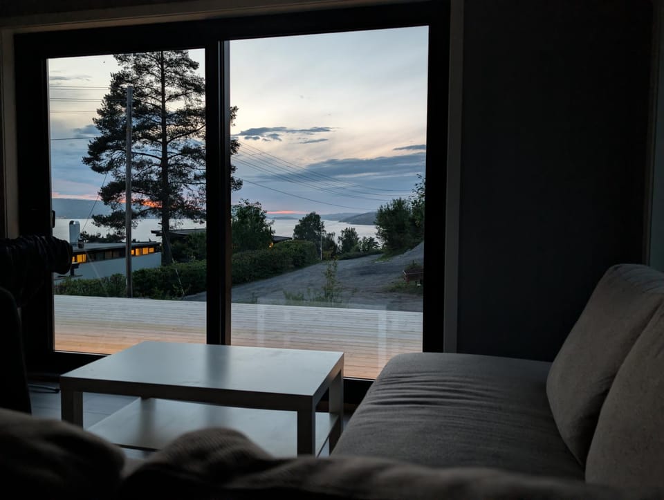 Natural landscape, Living room, Seating area, Sea view