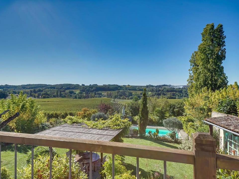 Garden, Balcony/Terrace, Pool view