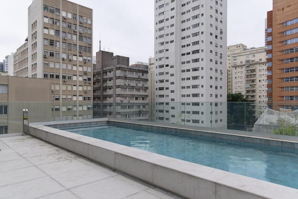Stay Home Jardim Paulista - Piscina - Academia - Varanda Apartment in Sao Paulo City