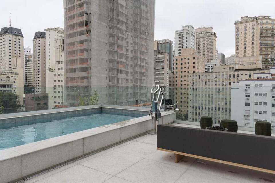 Stay Home Jardim Paulista - Piscina - Academia - Varanda Apartment in Sao Paulo City