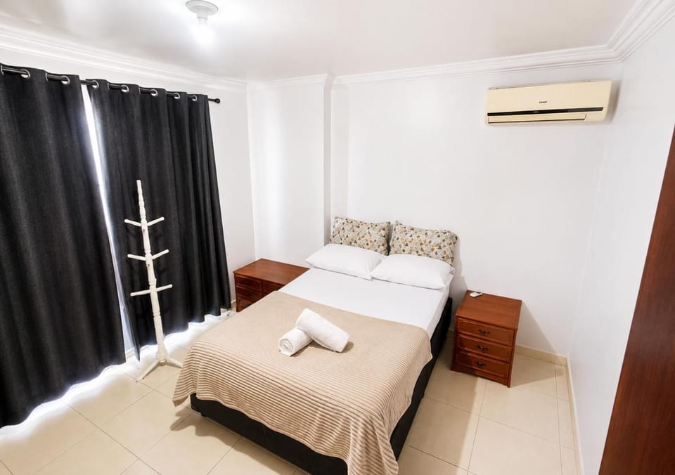 Bedroom, Sea view, towels, air conditioner