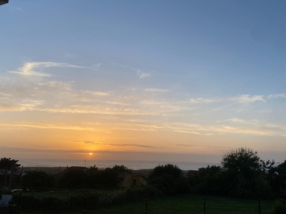 Natural landscape, Sea view, Sunset