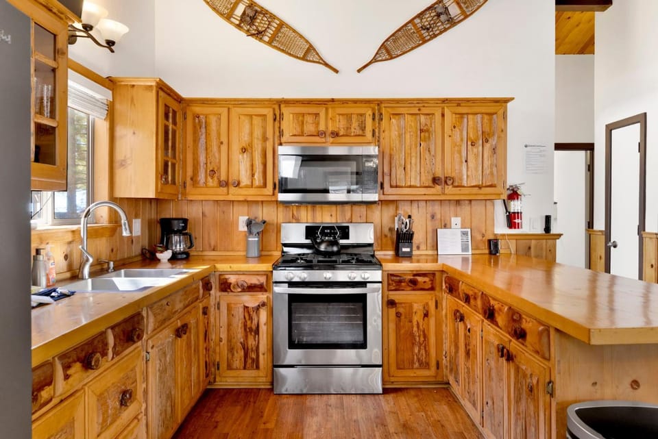 Kitchen or kitchenette, dishwasher, stove, toaster, kitchen