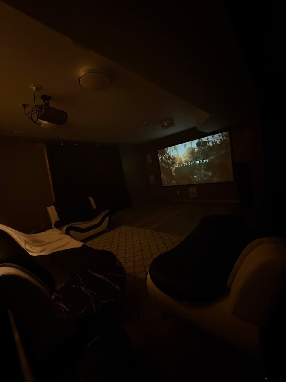 Modern Upper Basement Theatre Suite of Hinton! Apartment in Hinton