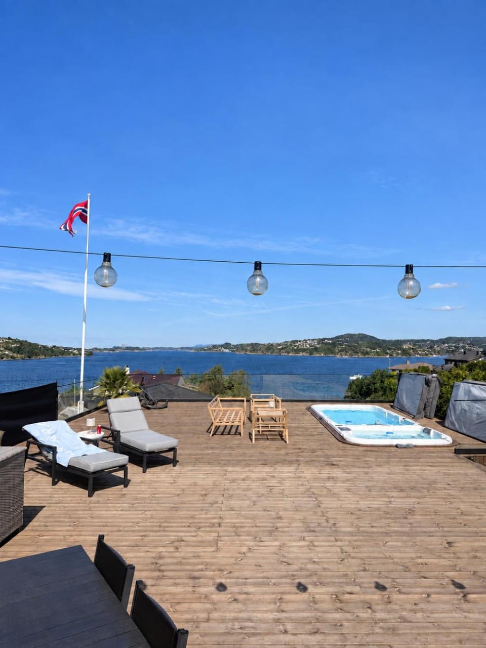Hot Tub, Balcony/Terrace, Sea view, sunbed