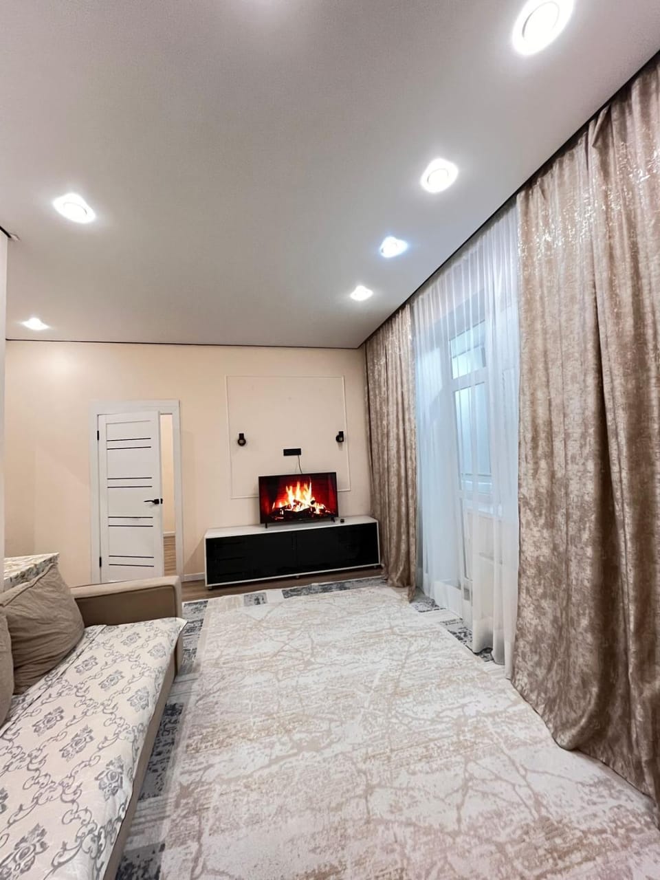Просторная ЕВРО-2 квартира в новом ЖК Apartment in Kazakhstan