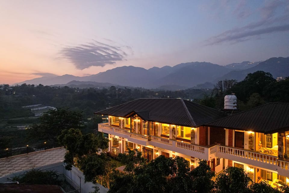 Property building, Natural landscape, Mountain view