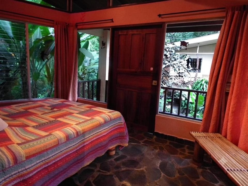 Bed, Garden, View (from property/room), Balcony/Terrace, Photo of the whole room, Bedroom, Garden view