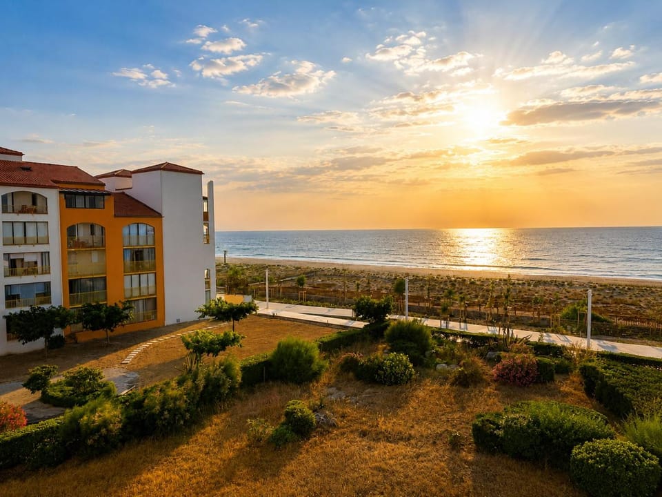 Studio vue sur mer les pieds dans l'eau Apartment in Le Barcarès