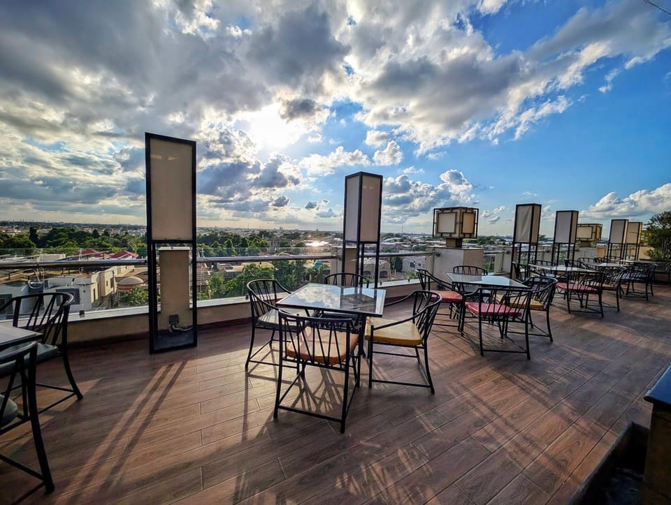Patio, Day, View (from property/room), Balcony/Terrace, City view