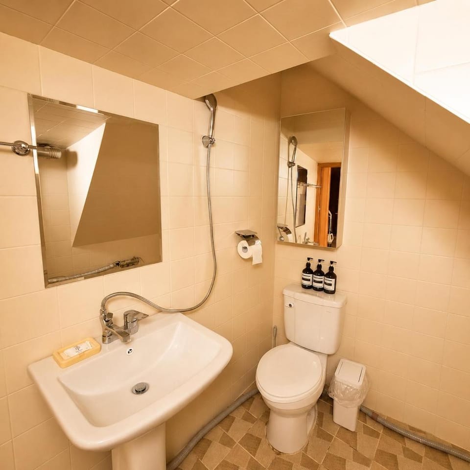 Shower, Toilet, towels
