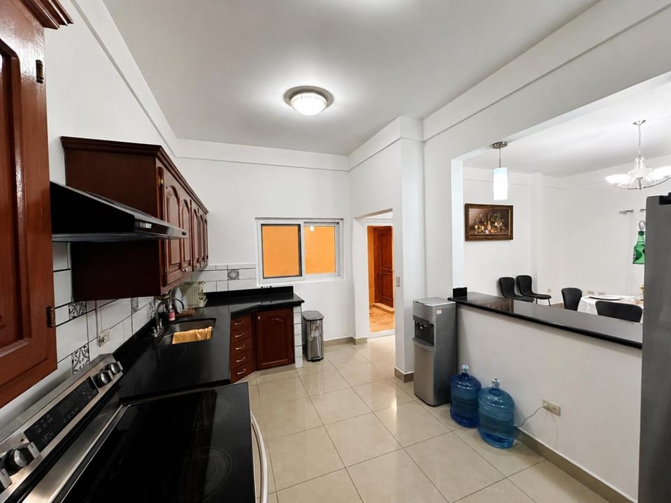 Kitchen or kitchenette, oven, stove, toaster