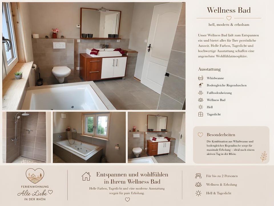 Bathroom, Living room