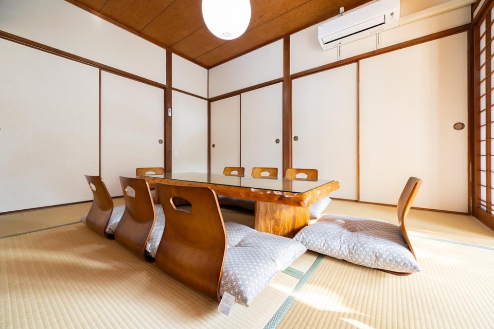 Dining area, air conditioner