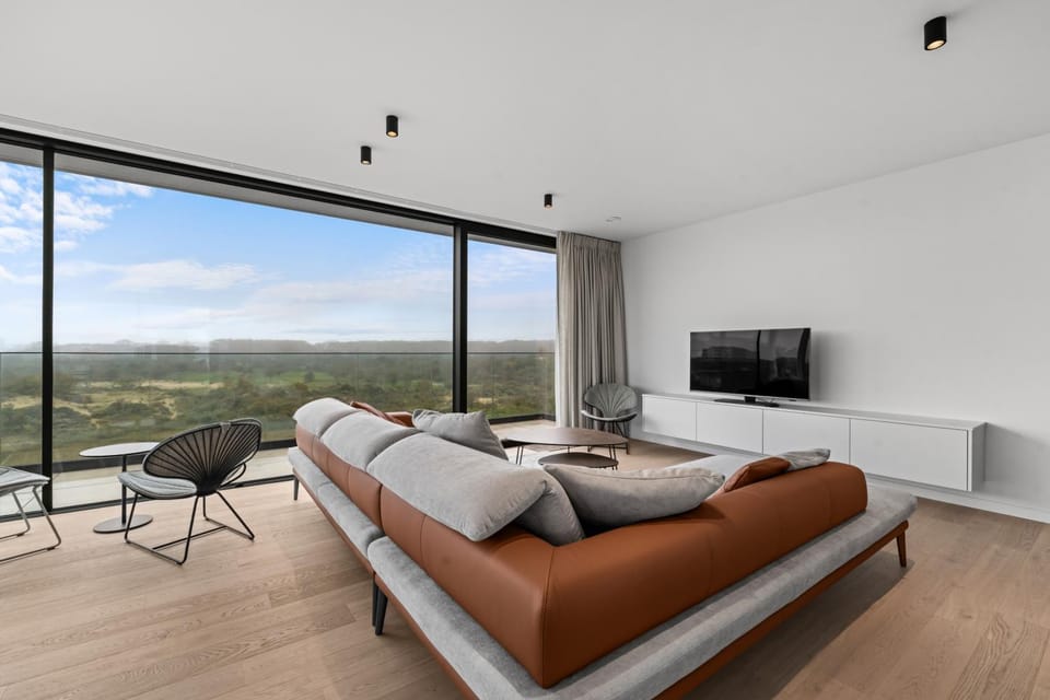 Luxe Penthouse 'Ter Elst' met Duinenzicht - De Panne Apartment in De Panne